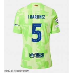 Barcelona Inigo Martinez #5 Terza Maglia 2024-25 Manica Corta